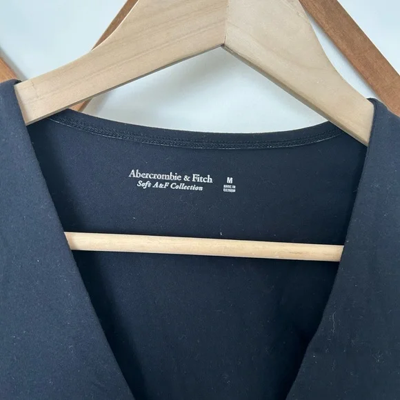 Abercrombie & Fitch Black Long Sleeve Bodysuit - Picture 3 of 5